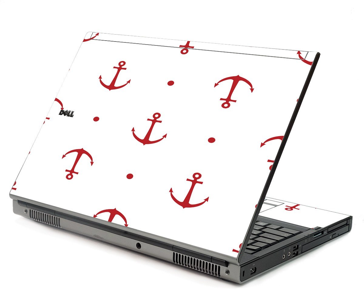 Red Anchors Dell M6500 Laptop Skin
