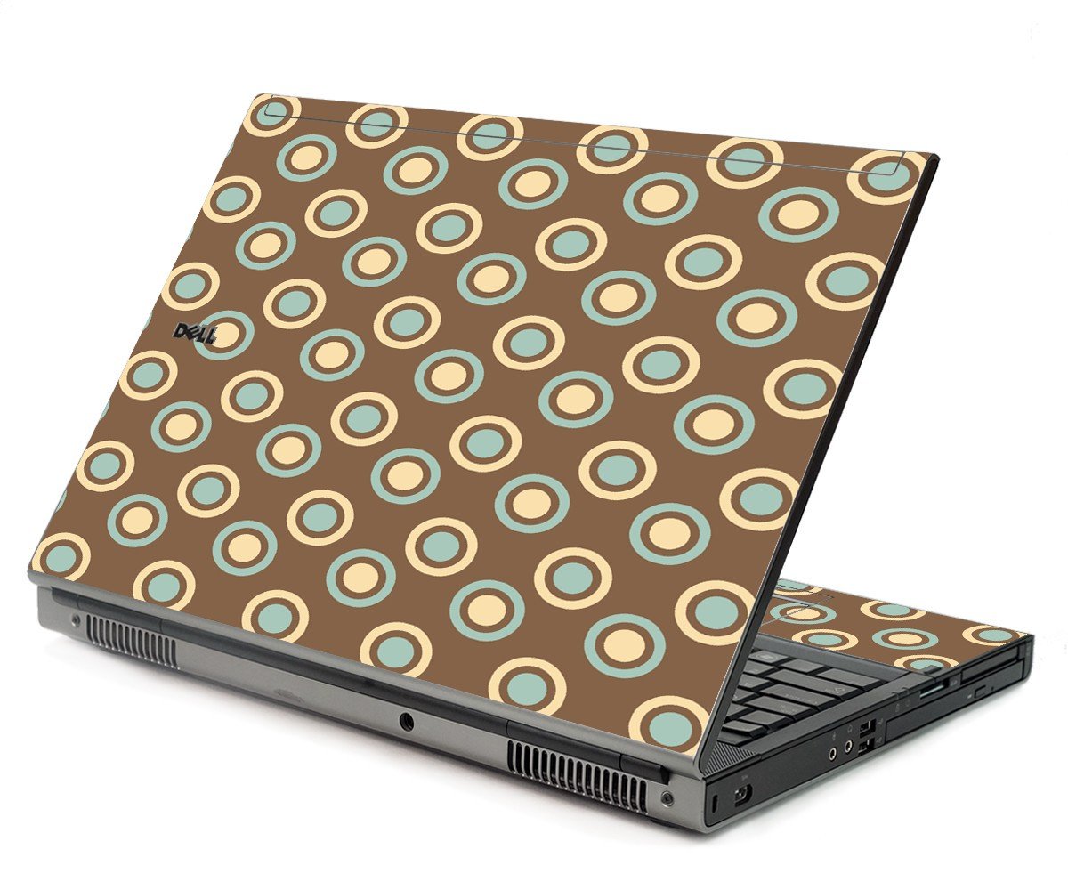 Retro Polka Dot Dell M6500 Laptop Skin