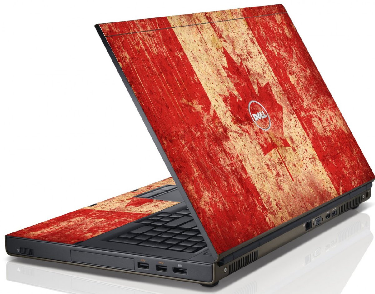 Canada Flag Dell M6600 Laptop Skin