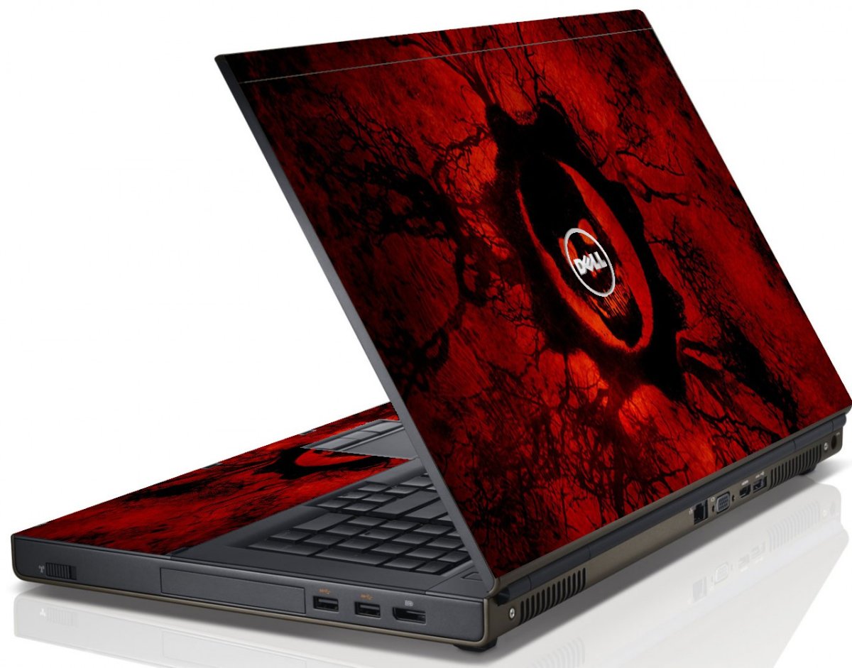 Dark Skull Dell M6600 Laptop Skin