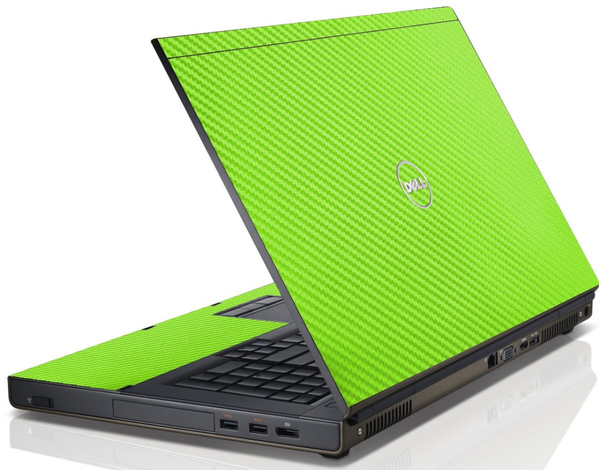 Green Carbon Fiber Dell M6600 