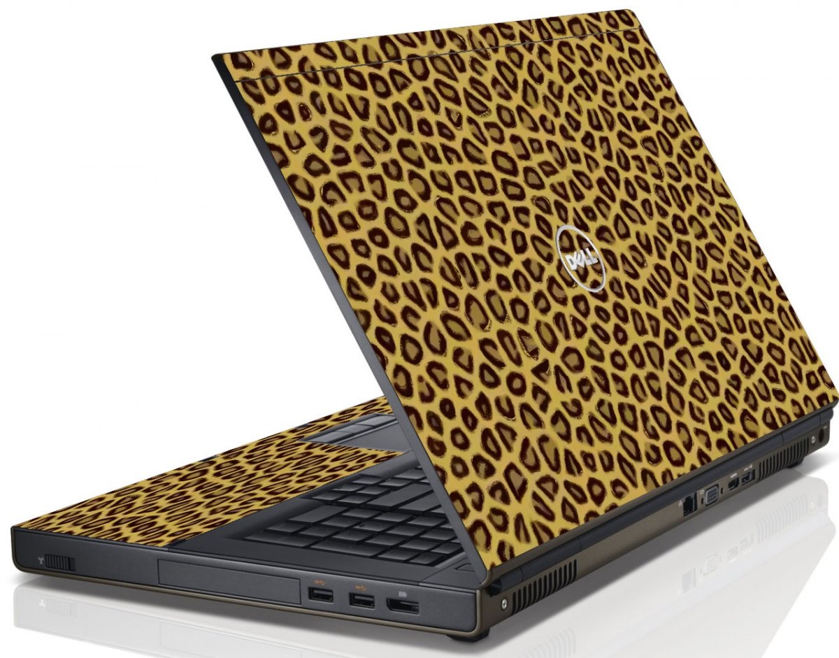 Leopard Print Dell M6600 Laptop Skin