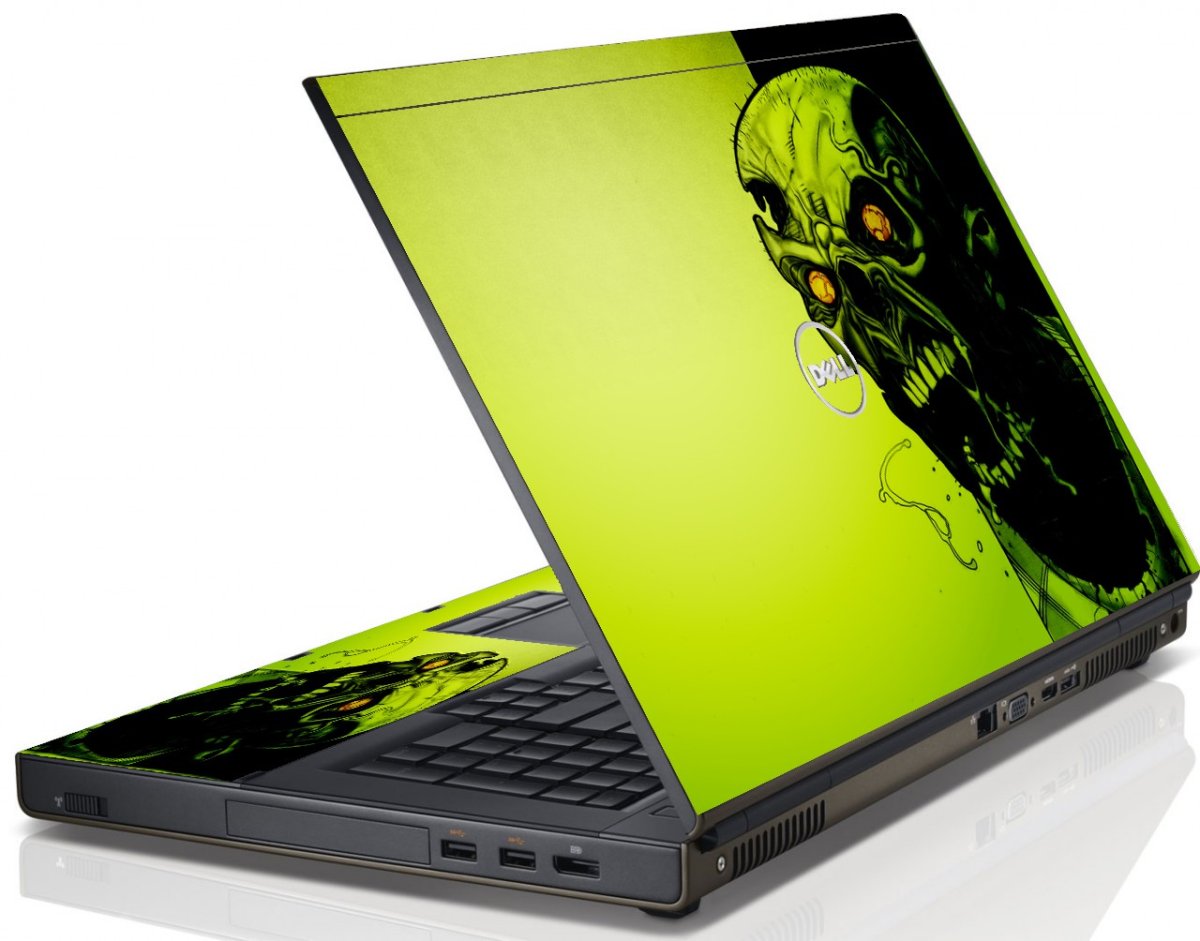 Zombie Face Dell M6600 Laptop Skin