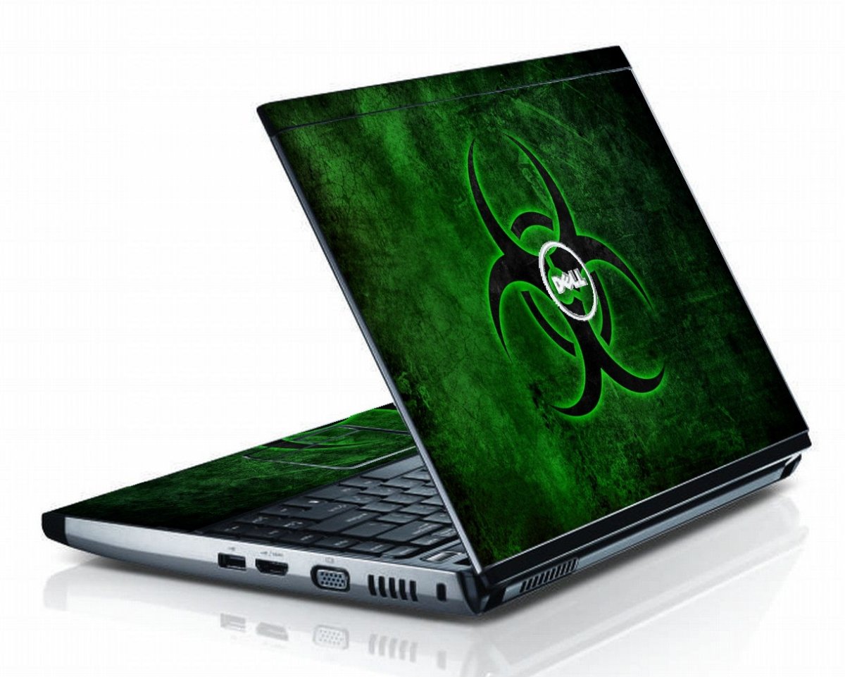 Dell Vostro 3300 GREEN BIOHAZARD Laptop Skin