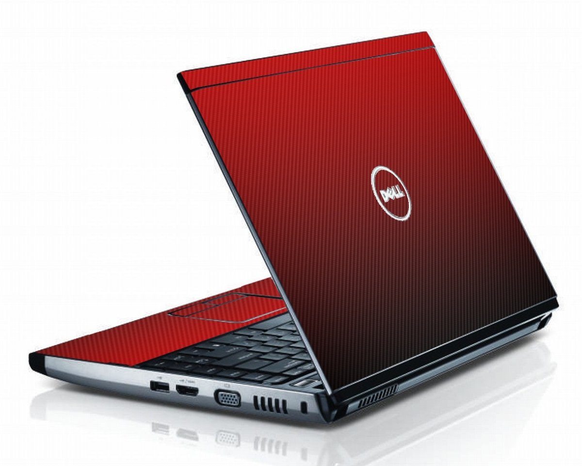 Dell Vostro 3300 RED CARBON FIBER Laptop Skin