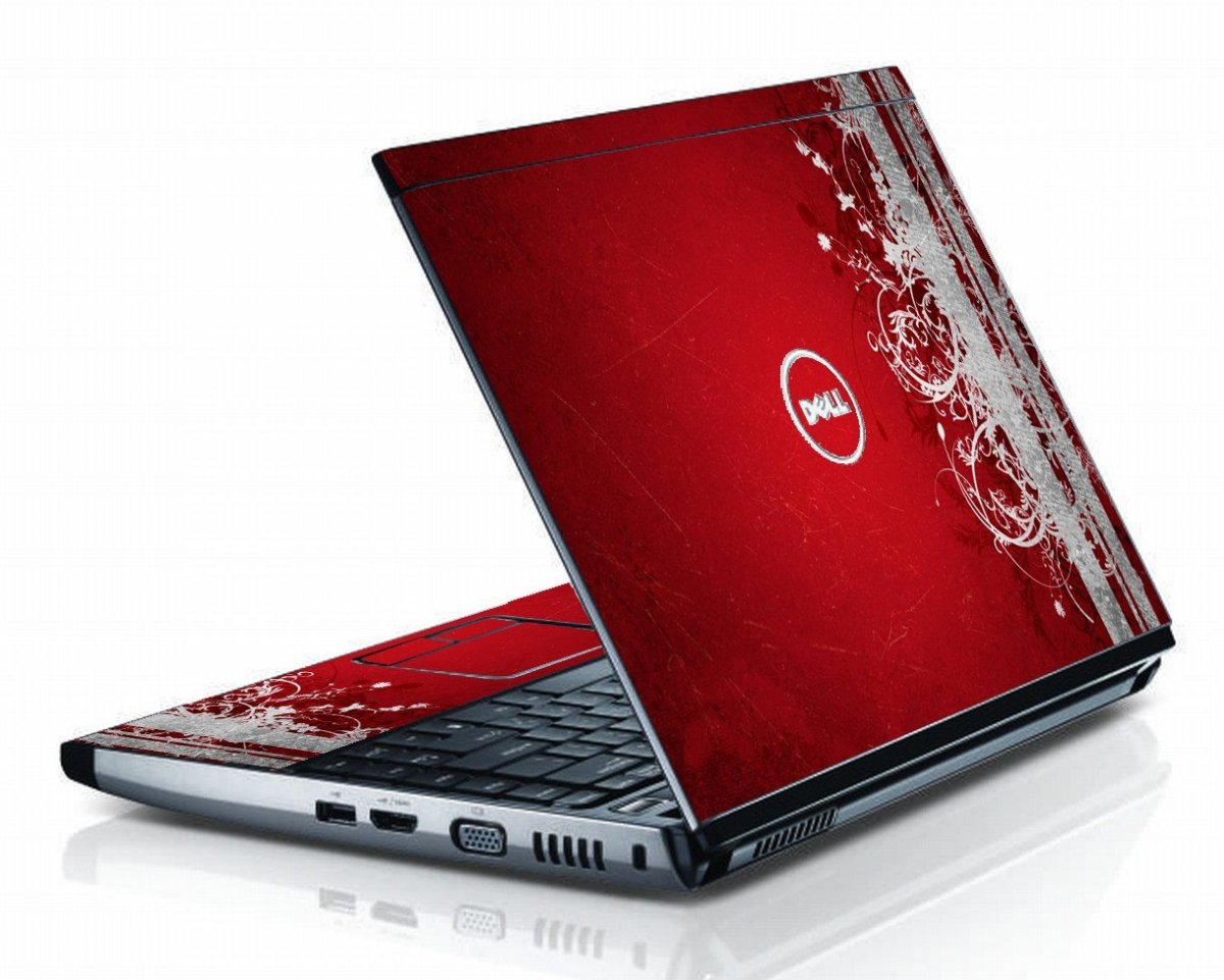 Dell Vostro 3300 RED GRUNGE Laptop Skin
