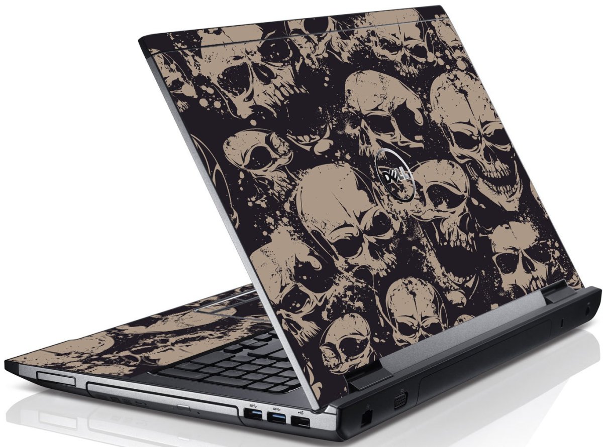 Grunge Skulls Dell V3550 Laptop Skin