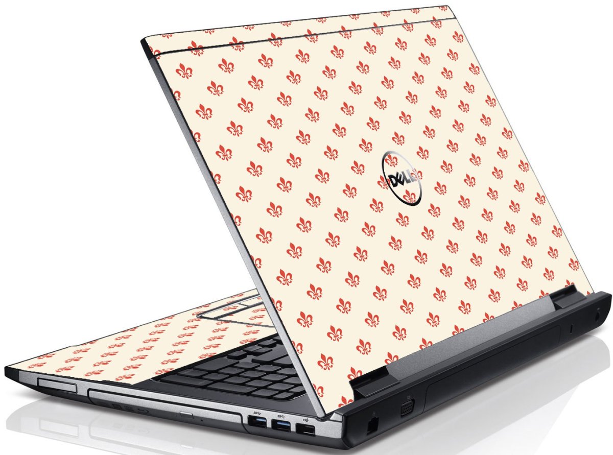White And Pink Versailles Dell V3550 Laptop Skin