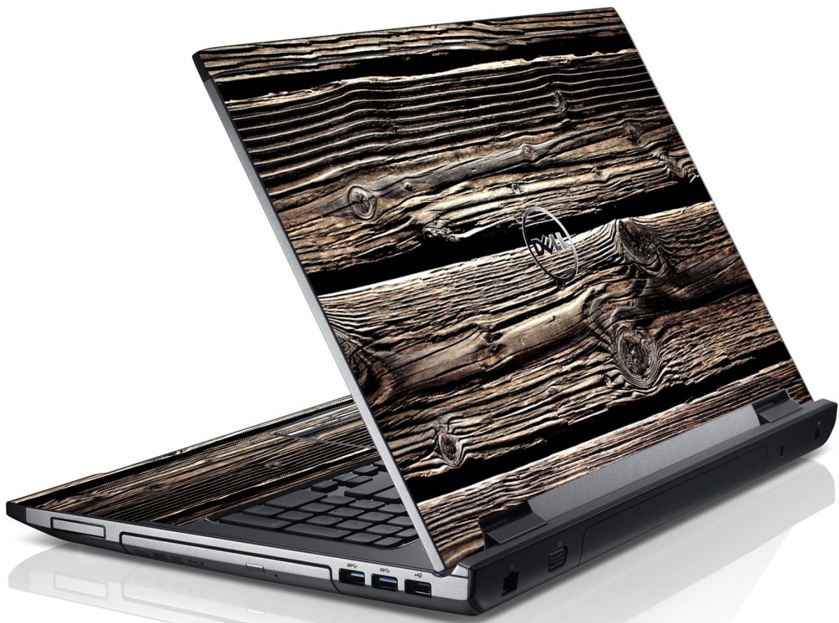 Wood Dell V3550 Laptop Skin