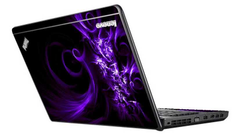 ThinkPad E530 PURPLE SPIRAL Laptop Skin