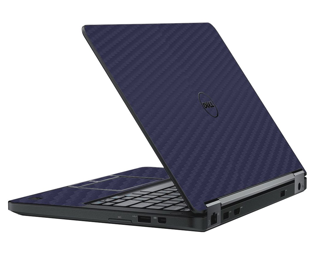 Dell Latitude E5580 E5590 5591 BLUE CARBON FIBER Laptop Skin