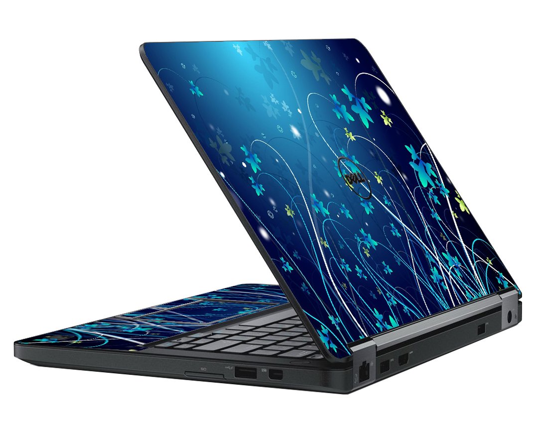 Dell Precision 3510 BLUE FLOWERS Laptop Skin