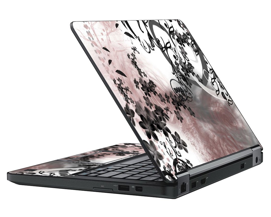 Dell Latitude E7270 FLOWERS AND UMBRELLAS Laptop Skin