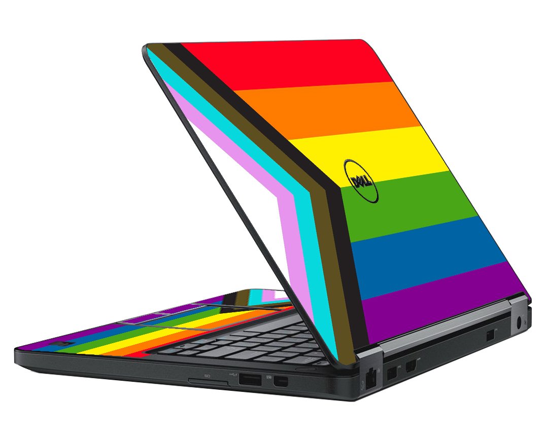 Dell Latitude E7270 PROGRESSIVE PRIDE FLAG Laptop Skin