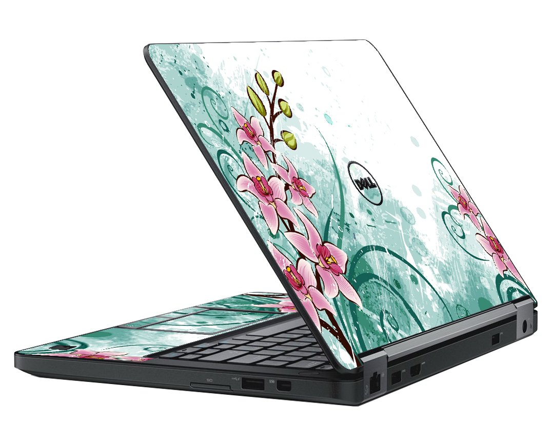 Dell Latitude E5540 PINK LILY WATERCOLOR Laptop Skin