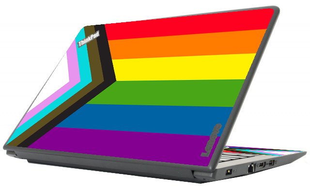 ThinkPad E570 PROGRESSIVE PRIDE FLAG Laptop Skin