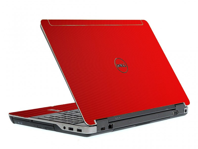 Dell Latitude E6540 RED CARBON FIBER Laptop Skin