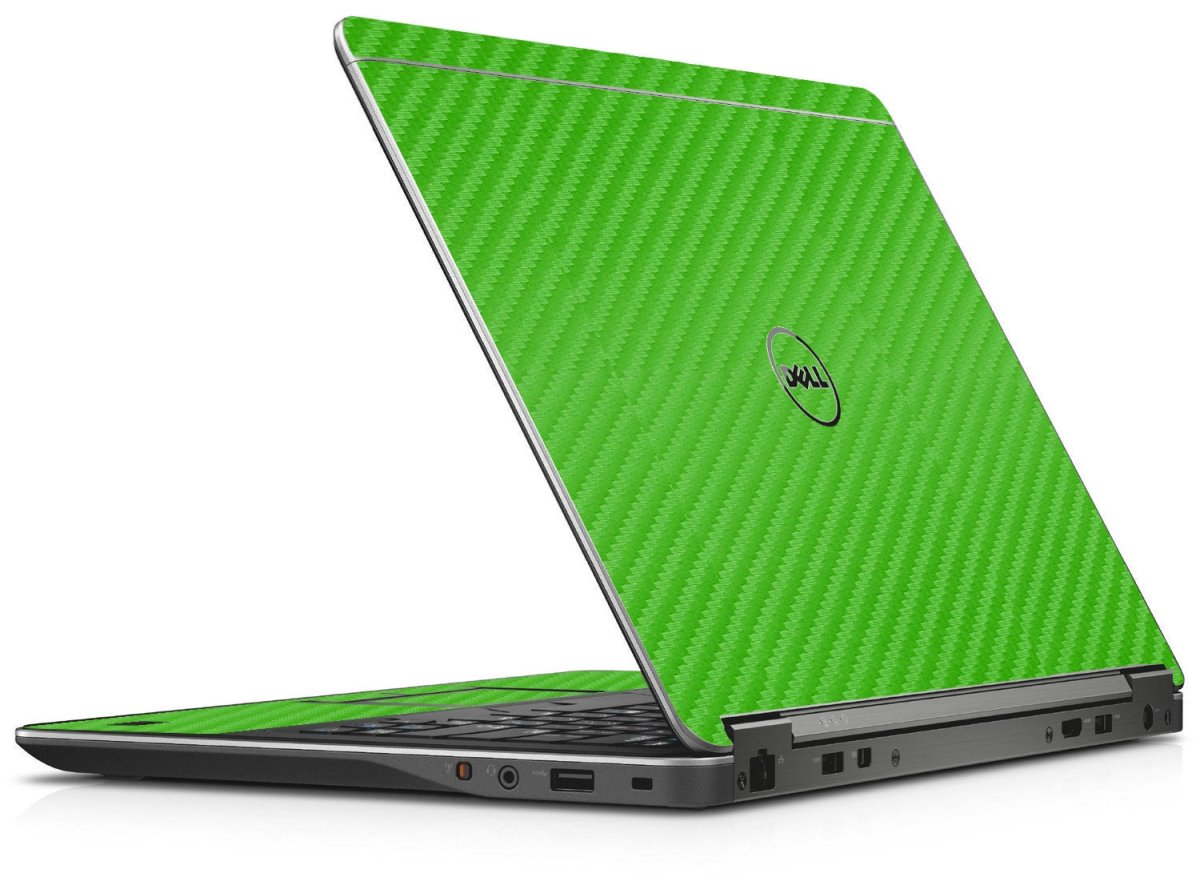 Dell Latitude E7250 GREEN CARBON FIBER Laptop Skin