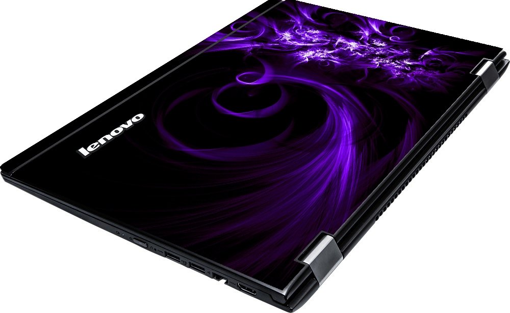 Lenovo Edge 2-1580 PURPLE SPIRAL Laptop Skin