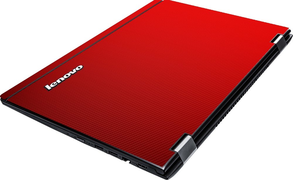Lenovo Edge 2-1580 RED CARBON FIBER Laptop Skin
