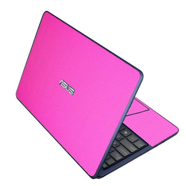 Asus Eeebook X205TA PINK CARBON FIBER Laptop Skin