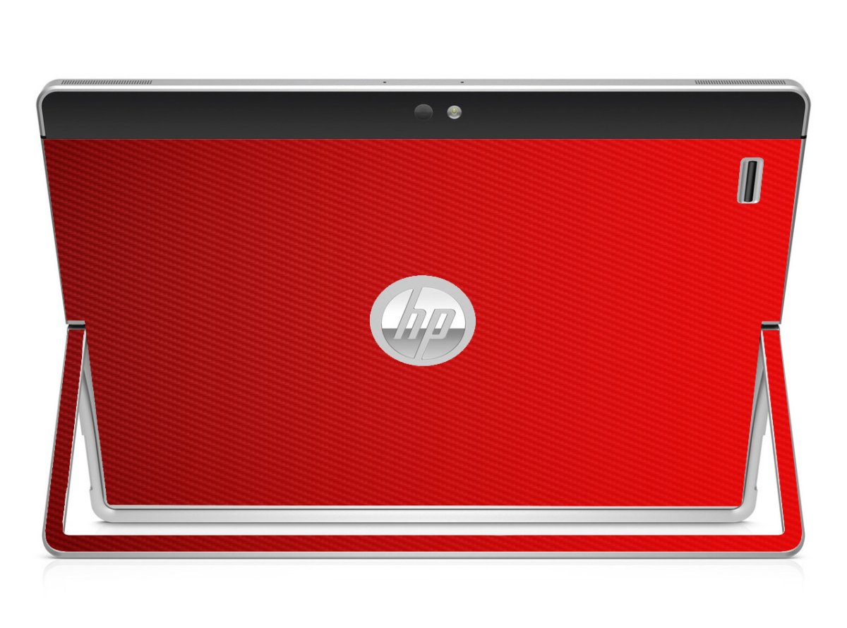 HP Elite X2 1012 G1 RED CARBON FIBER Laptop Skin
