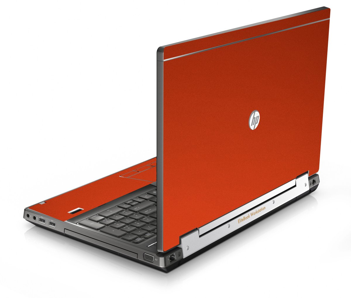 HP EliteBook 8570W CHROME RED Laptop Skin