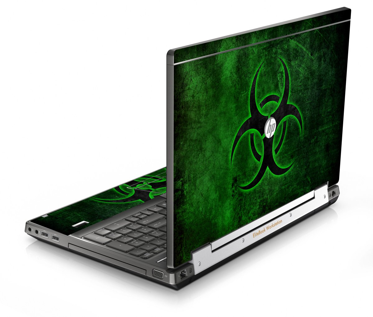 HP EliteBook 8770W GREEN BIOHAZARD Laptop Skin