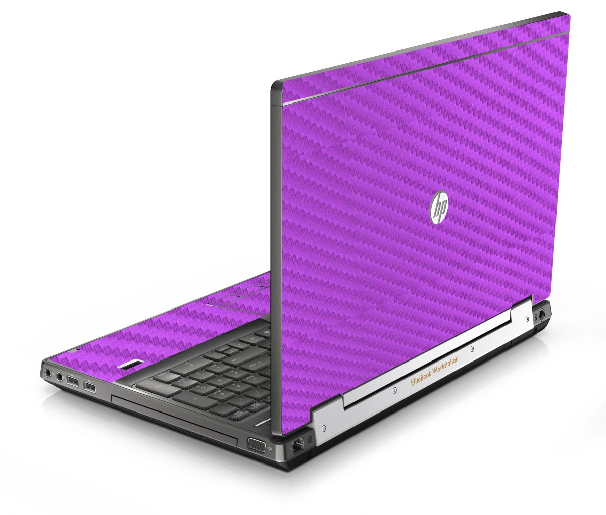 HP EliteBook 8570W PURPLE CARBON FIBER Laptop Skin