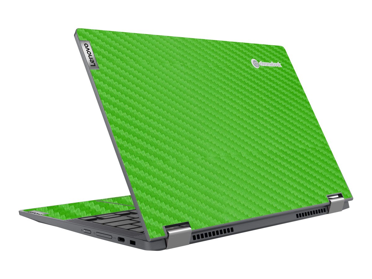 IdeaPad Flex 5 Chromebook 13ITL6 GREEN CARBON FIBER Laptop Skin