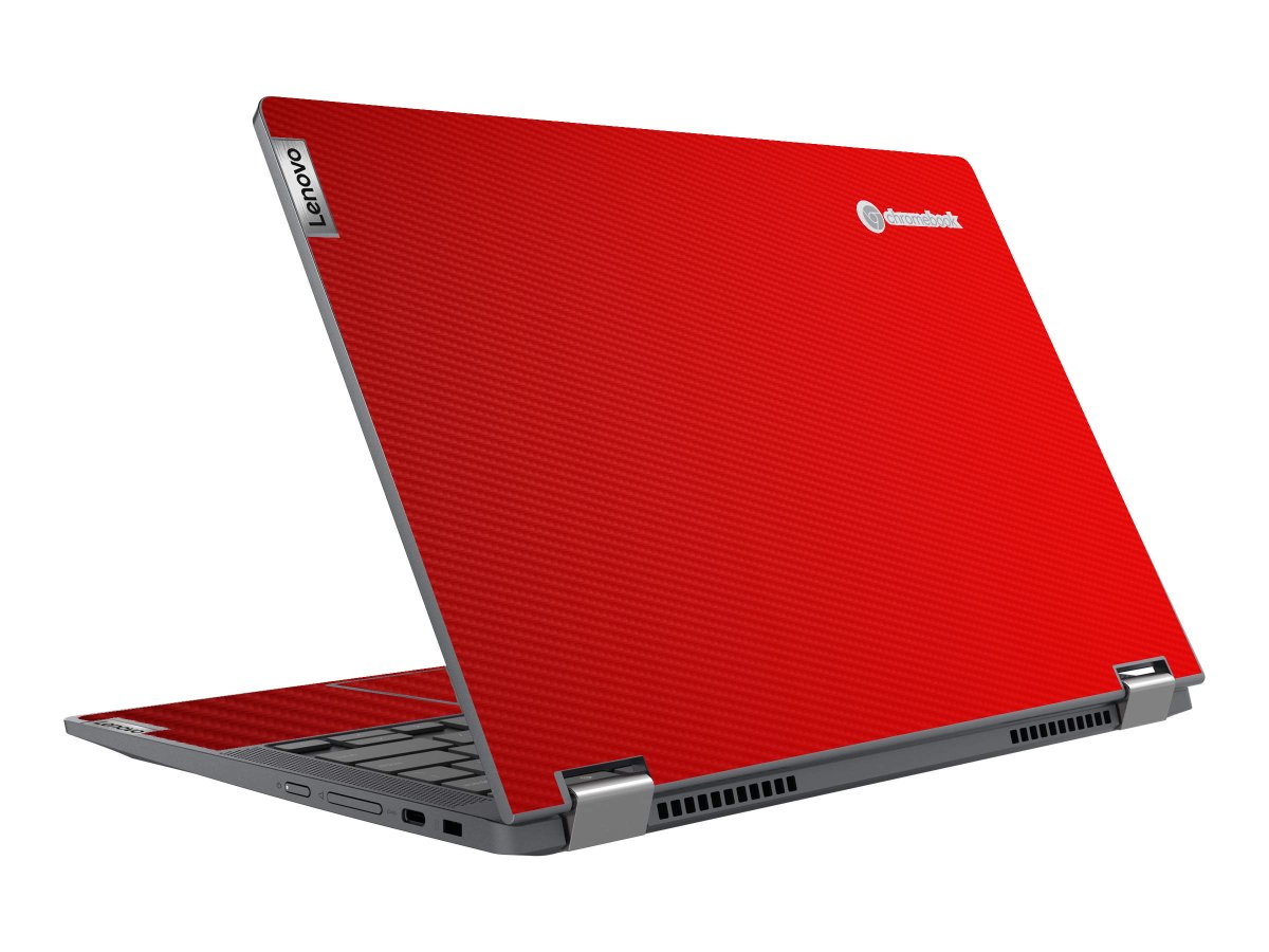 IdeaPad Flex 5 Chromebook 13ITL6 RED CARBON FIBER Laptop Skin