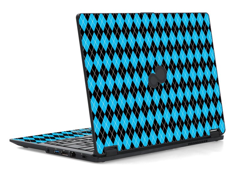 Fujitsu LifeBook U747 BLUE ARGYLE Laptop Skin