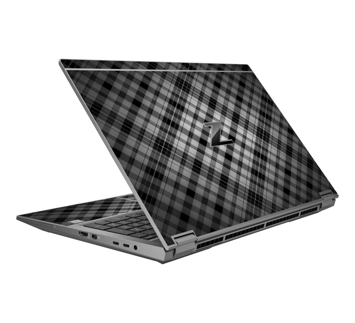 HP ZBook Fury 15 G7 POSH PLAID Laptop Skin