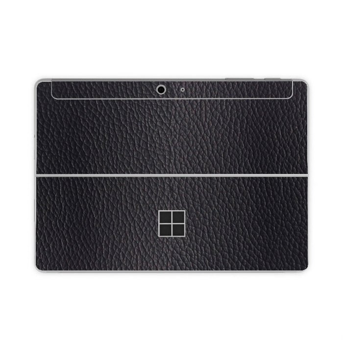 Microsoft Surface Go 1824 BLACK LEATHER Laptop Skin