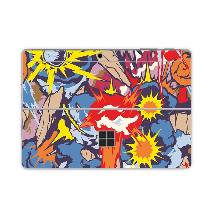 Microsoft Surface Go 1824 COMIC EXPLOSIONS Laptop Skin