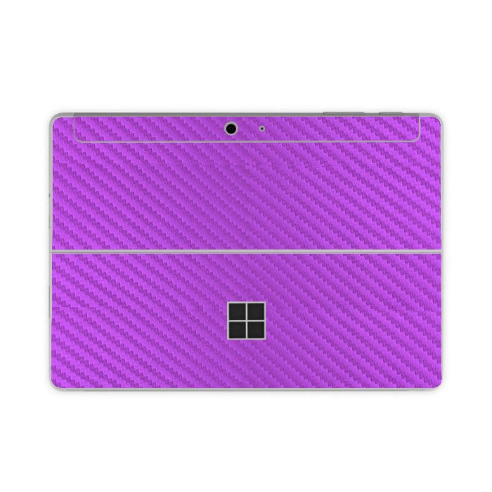 Microsoft Surface Go 1824 PURPLE CARBON FIBER Laptop Skin