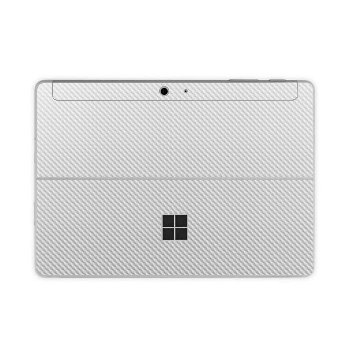 Microsoft Surface Go 1824 WHITE CARBON FIBER Laptop Skin