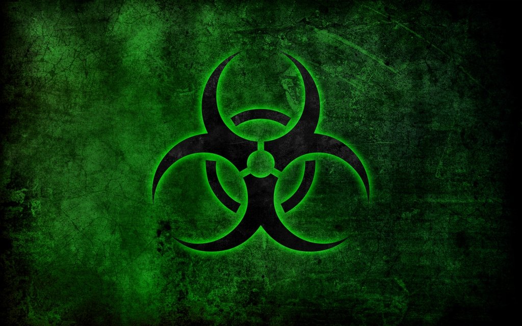 GREEN BIOHAZARD PLAYSTATION 4 GAME CONSOLE SKIN