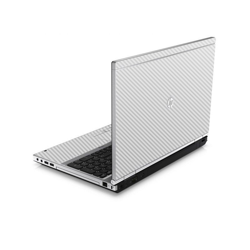 HP EliteBook 8560P WHITE CARBON FIBER Laptop Skin