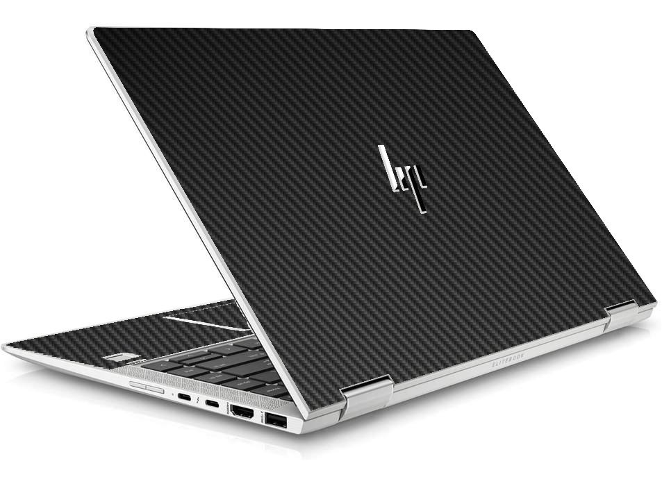 HP EliteBook X360 1040 G5 / G6 BLACK CARBON FIBER Laptop Skin