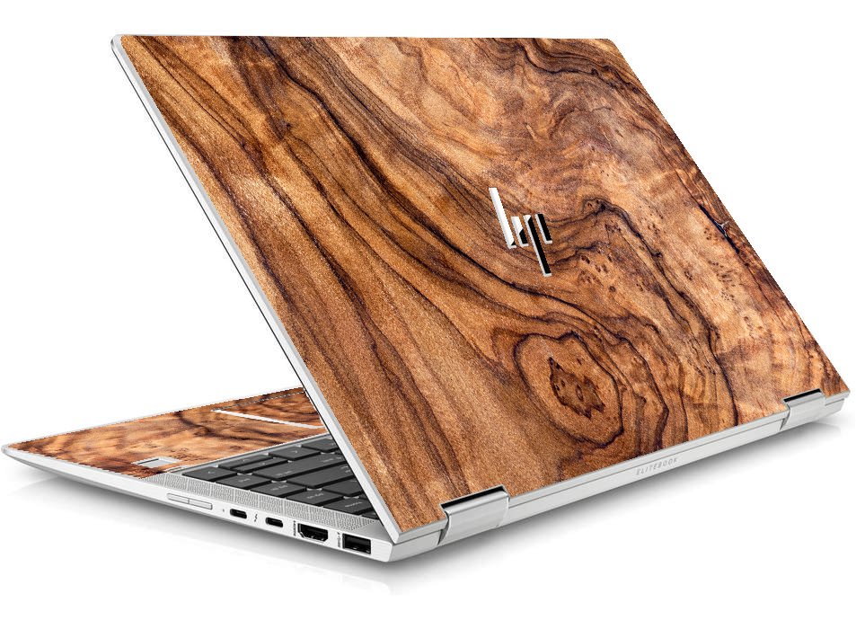 HP EliteBook X360 1040 G5 / G6 OLIVE WOOD Laptop Skin