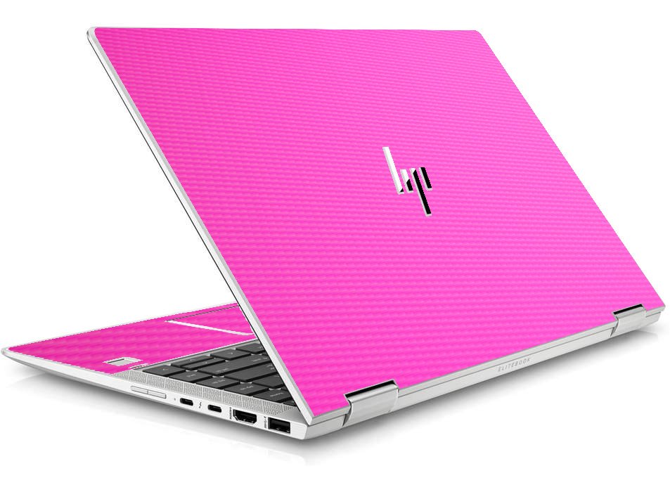 HP EliteBook X360 1040 G5 / G6 PINK CARBON FIBER Laptop Skin