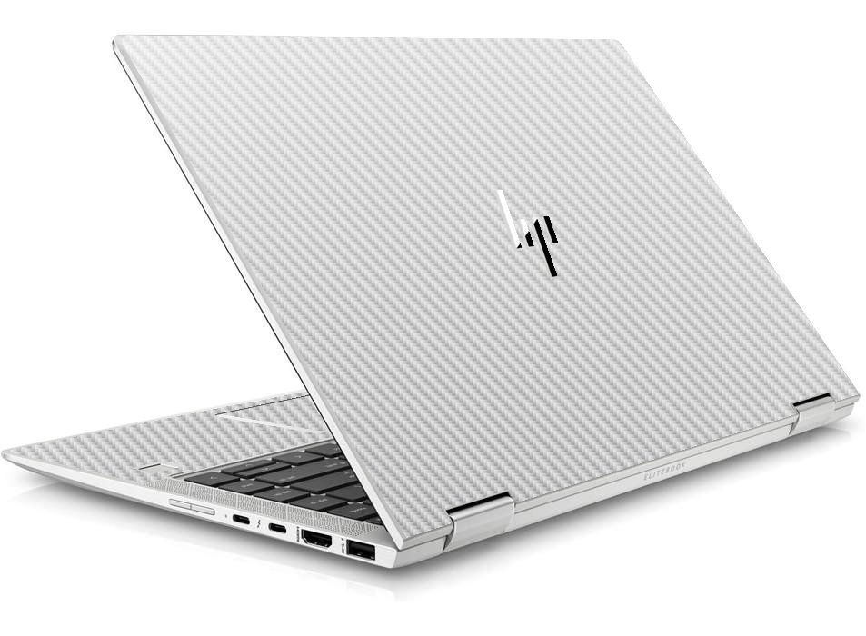 HP EliteBook X360 1040 G5 / G6 WHITE CARBON FIBER Laptop Skin