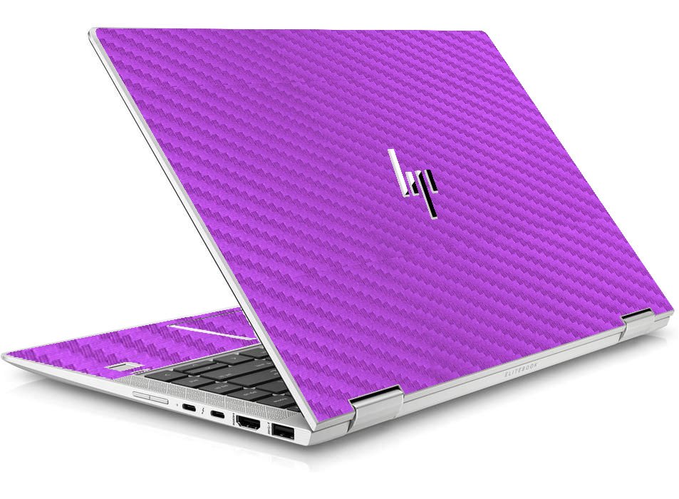 HP EliteBook X360 1040 G5 / G6 PURPLE CARBON FIBER Laptop Skin