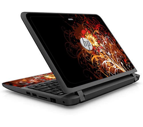 HP ProBook 11 G1 FIRE FLOWER Laptop Skin