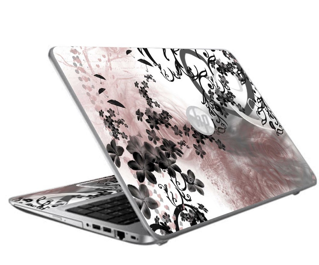HP ProBook 440 G4 FLOWERS AND UMBRELLAS Laptop Skin