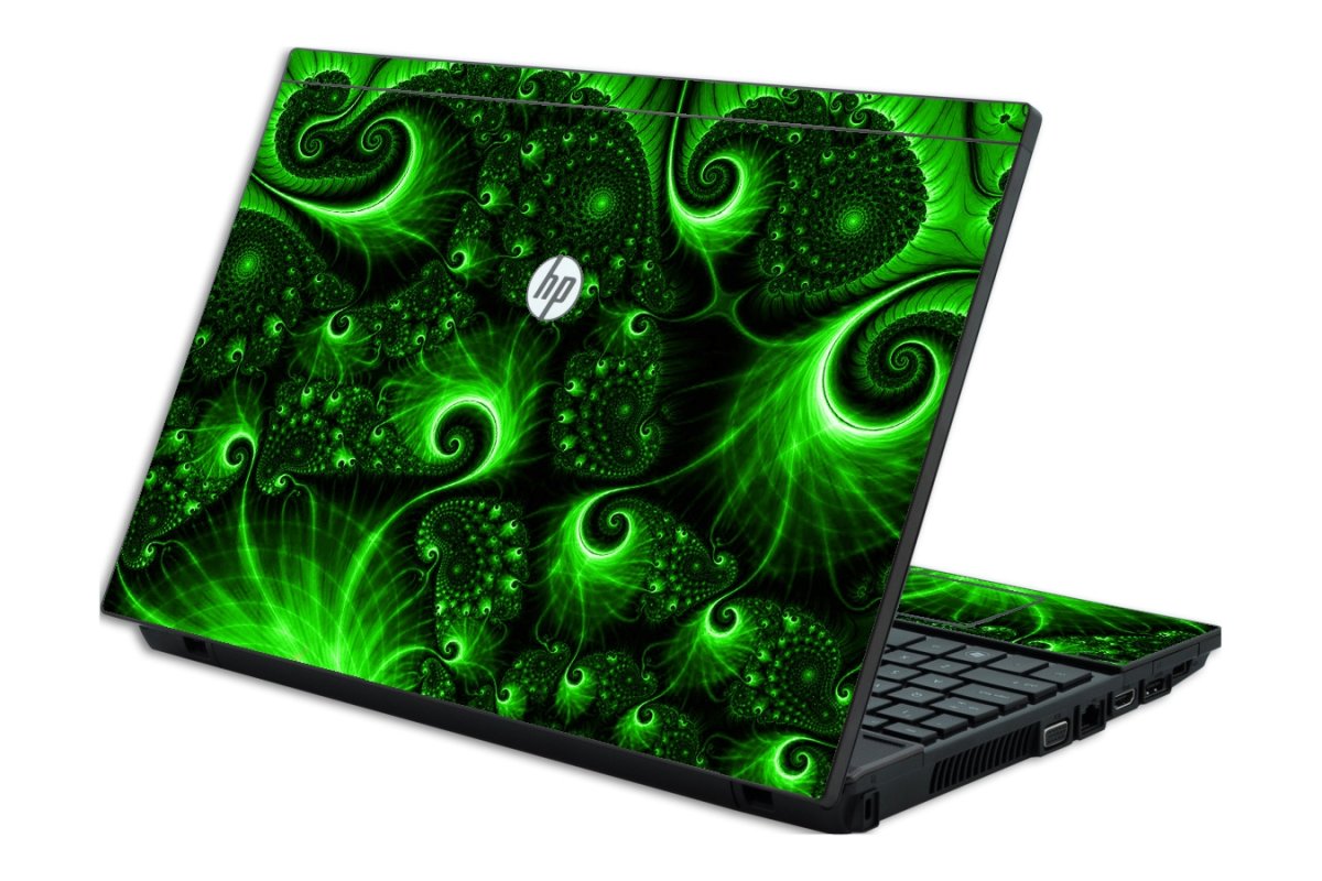 ProBook 4520S GREEN SWIRLS Laptop Skin