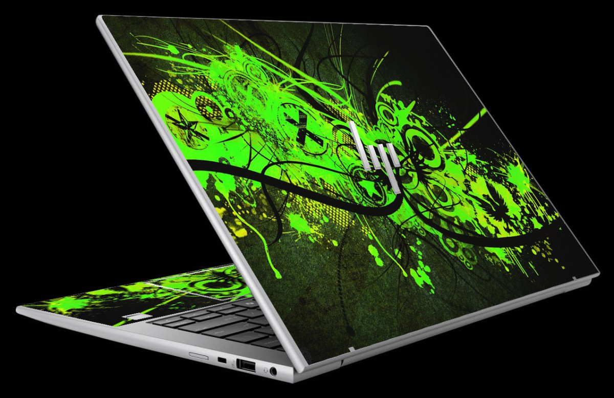 HP ZBook Firefly 14 G10 Mobile Workstation GRAFFITI GREEN Laptop Skin