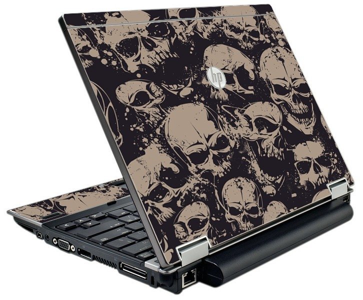 HP EliteBook 2540P GRUNGE SKULLS Laptop Skin