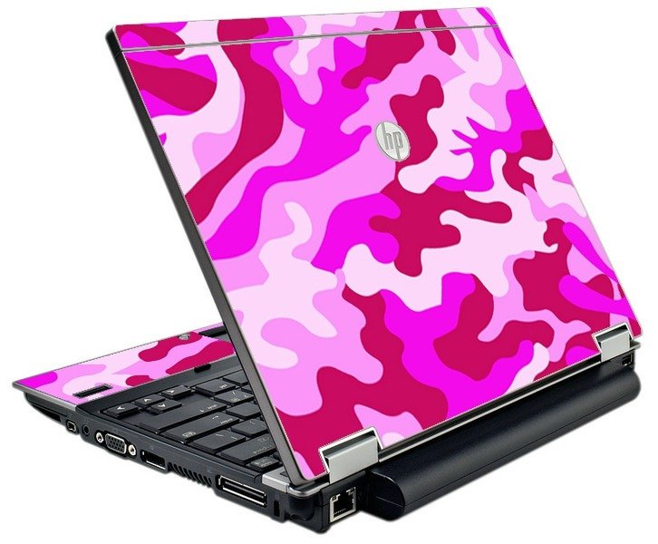 HP EliteBook 2540P PINK CAMO Laptop Skin
